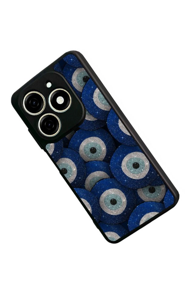 Tecno Spark 20/20C Uyumlu Nazar Tasarımlı Glossy Premium Kılıf