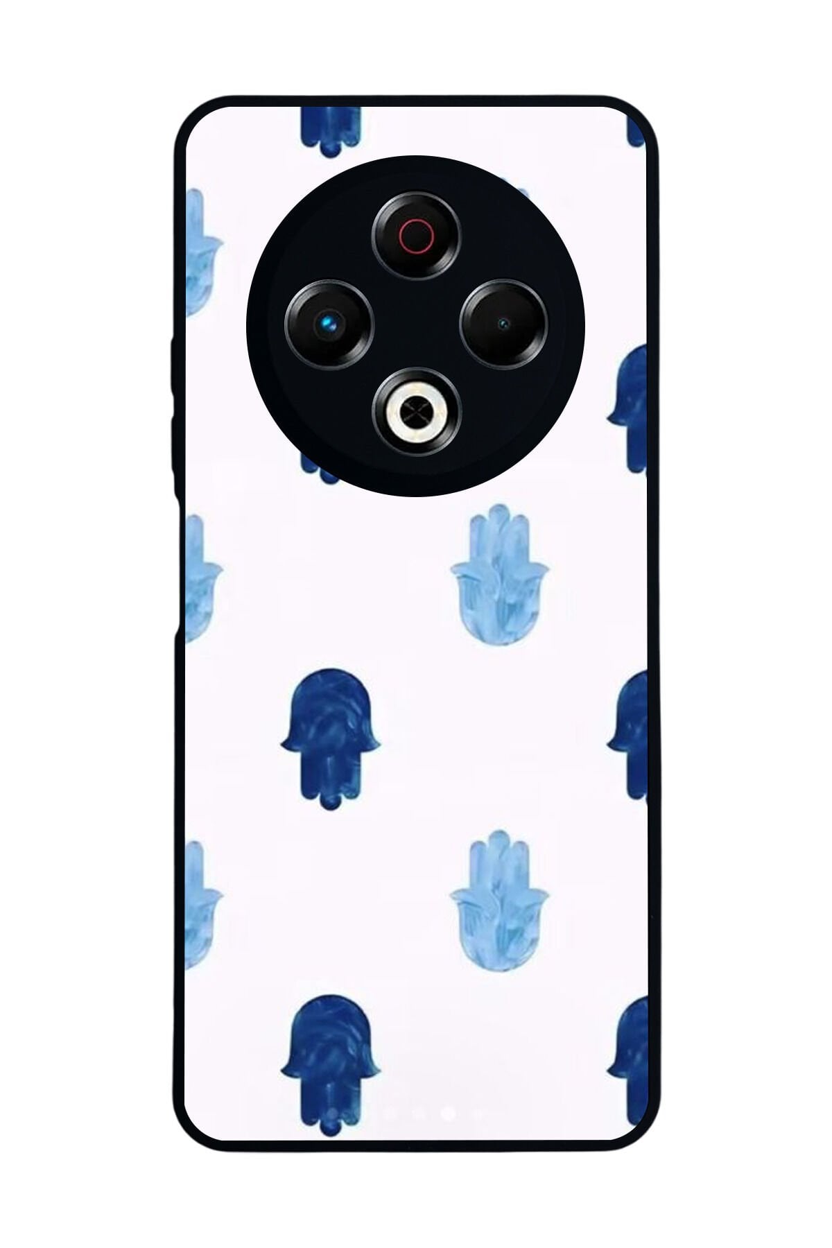 Tecno Spark 30 Uyumlu Nazar Tasarımlı Glossy Premium Kılıf