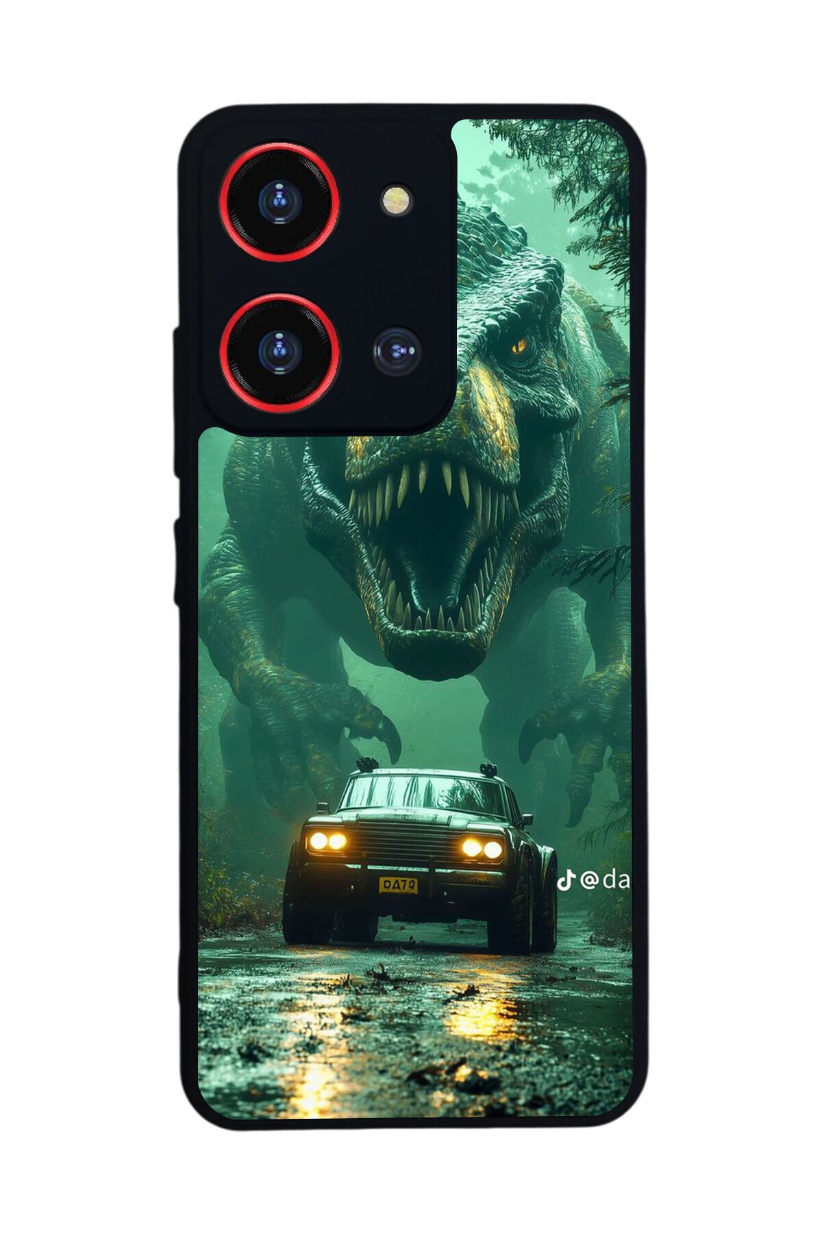 Reeder S19 Max Pro S ZOOM Uyumlu Dinazor Tasarımlı Glossy Premium Kılıf