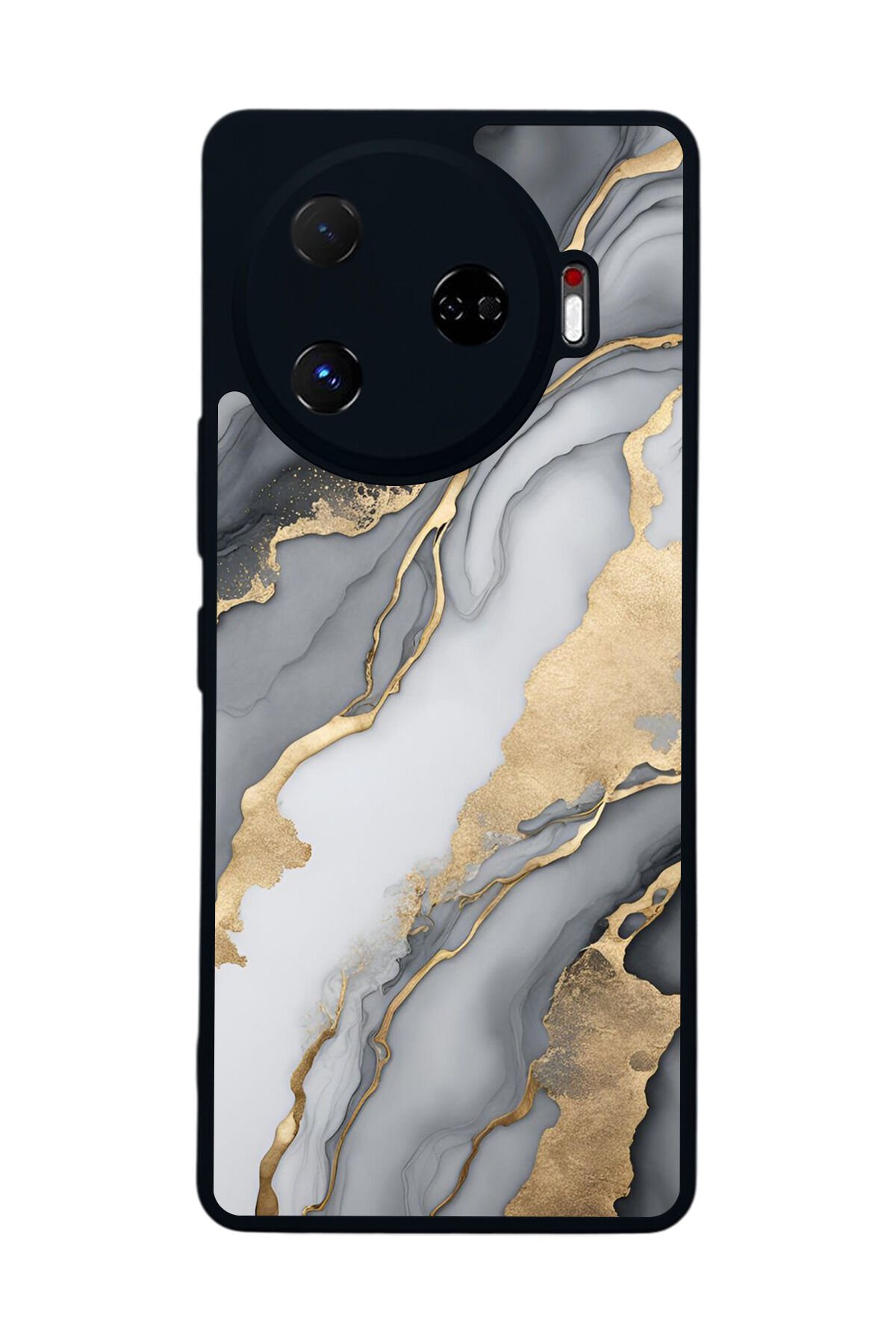 Tecno Camon 30 Pro Uyumlu Mermer Marble Tasarımlı Glossy Premium Kılıf