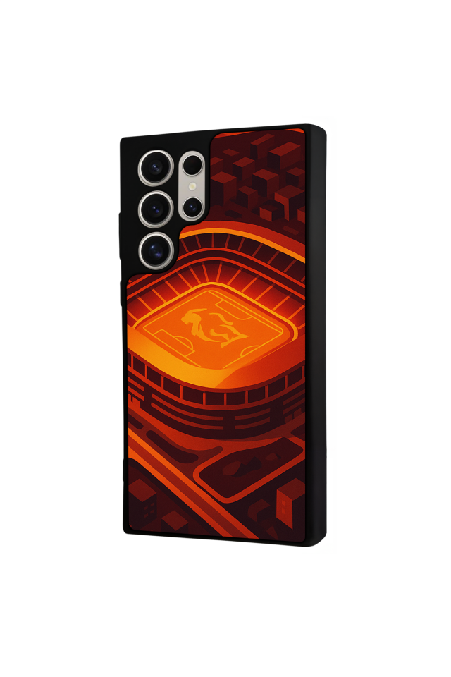 Samsung Galaxy S22 Ultra Uyumlu Aslan Tasarımlı Glossy Premium Kılıf