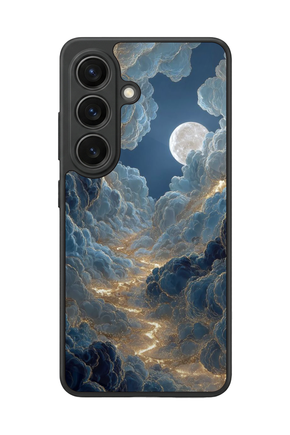 Samsung Galaxy S26 Uyumlu Ay Tasarımlı Glossy Premium Kılıf