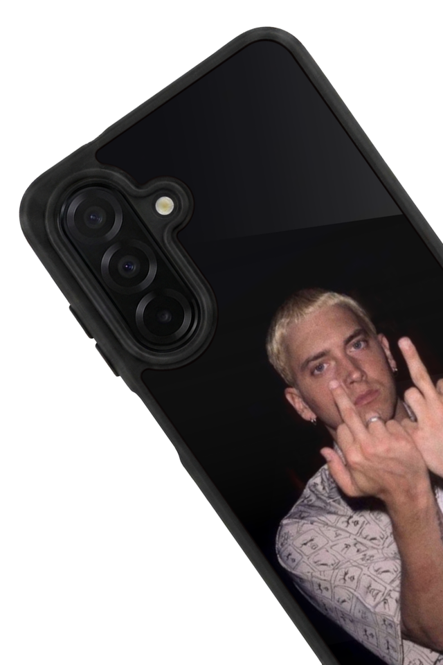 Samsung Galaxy A56 Uyumlu Eminem Tasarımlı Glossy Premium Kılıf