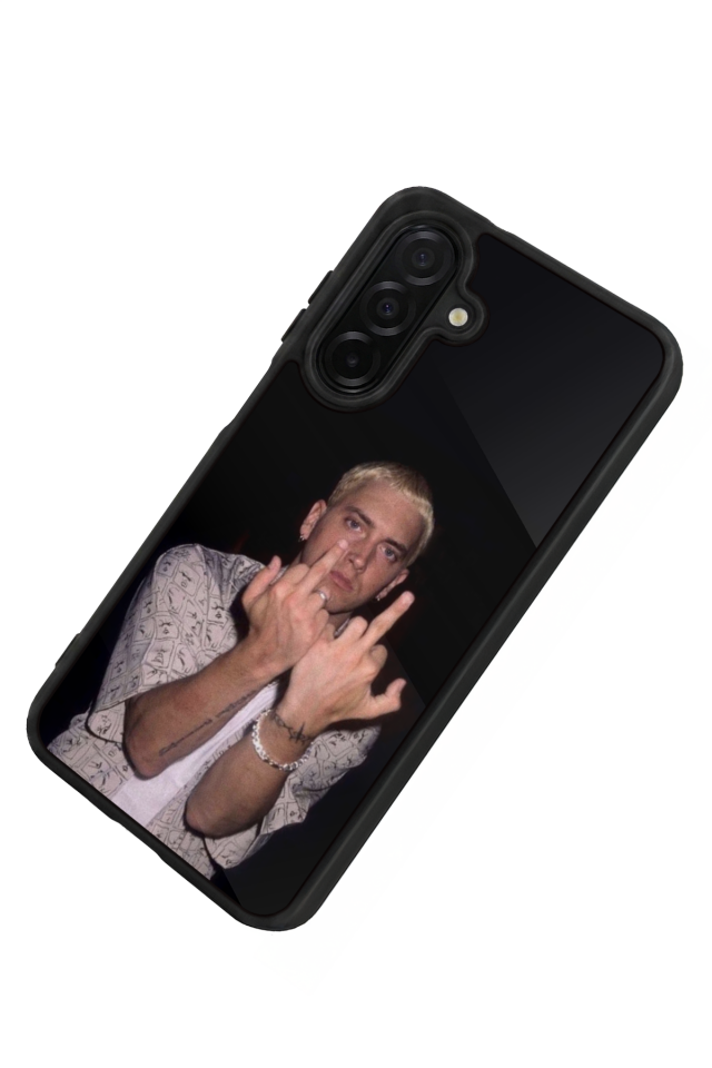 Samsung Galaxy A56 Uyumlu Eminem Tasarımlı Glossy Premium Kılıf