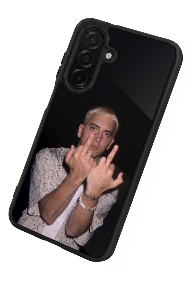 Samsung Galaxy A56 Uyumlu Eminem Tasarımlı Glossy Premium Kılıf