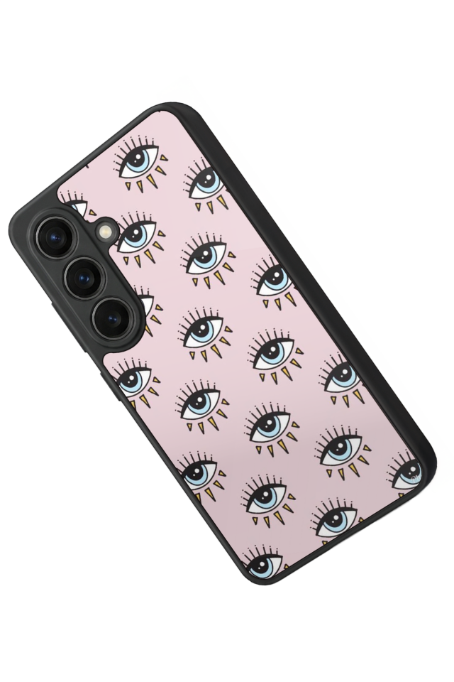 Samsung Galaxy S26 Uyumlu Göz Tasarımlı Glossy Premium Kılıf