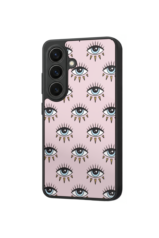 Samsung Galaxy S26 Uyumlu Göz Tasarımlı Glossy Premium Kılıf