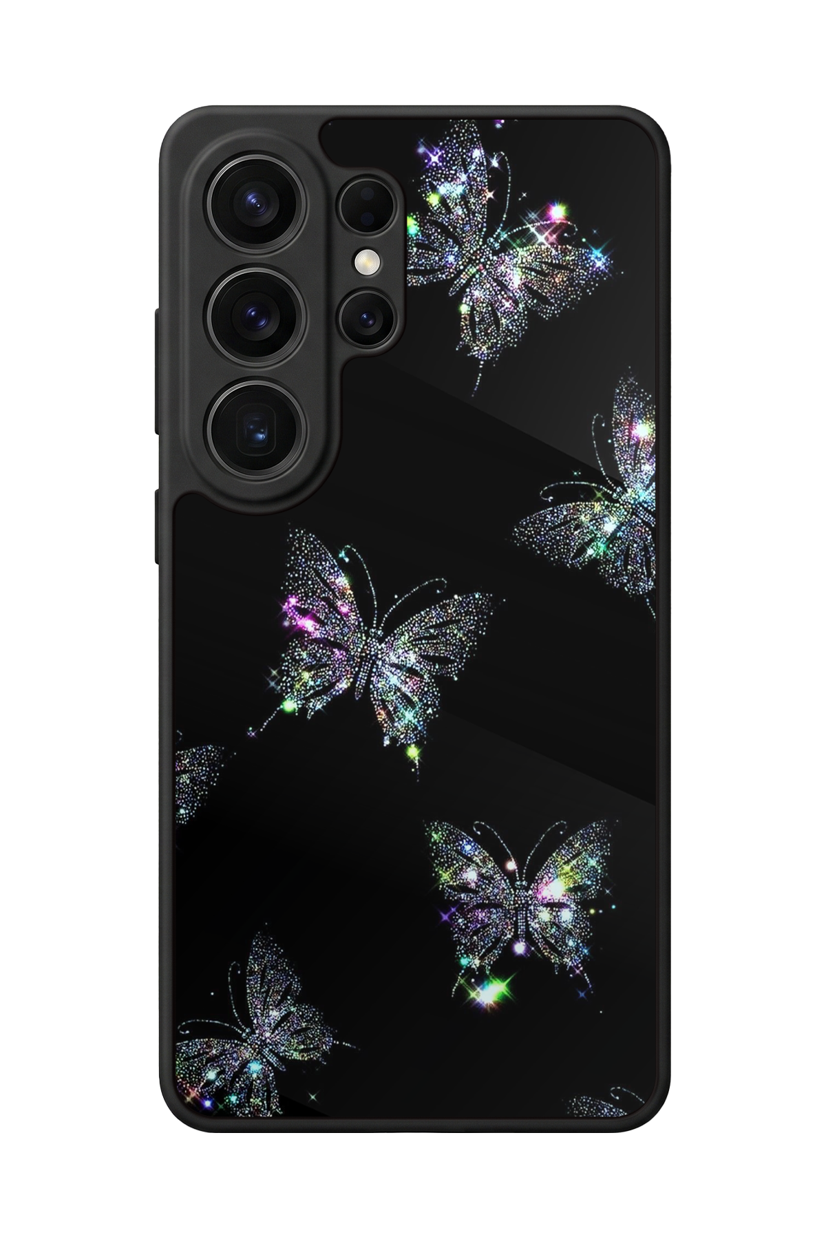 Samsung Galaxy S26 Ultra Uyumlu Kelebek Tasarımlı Glossy Premium Kılıf