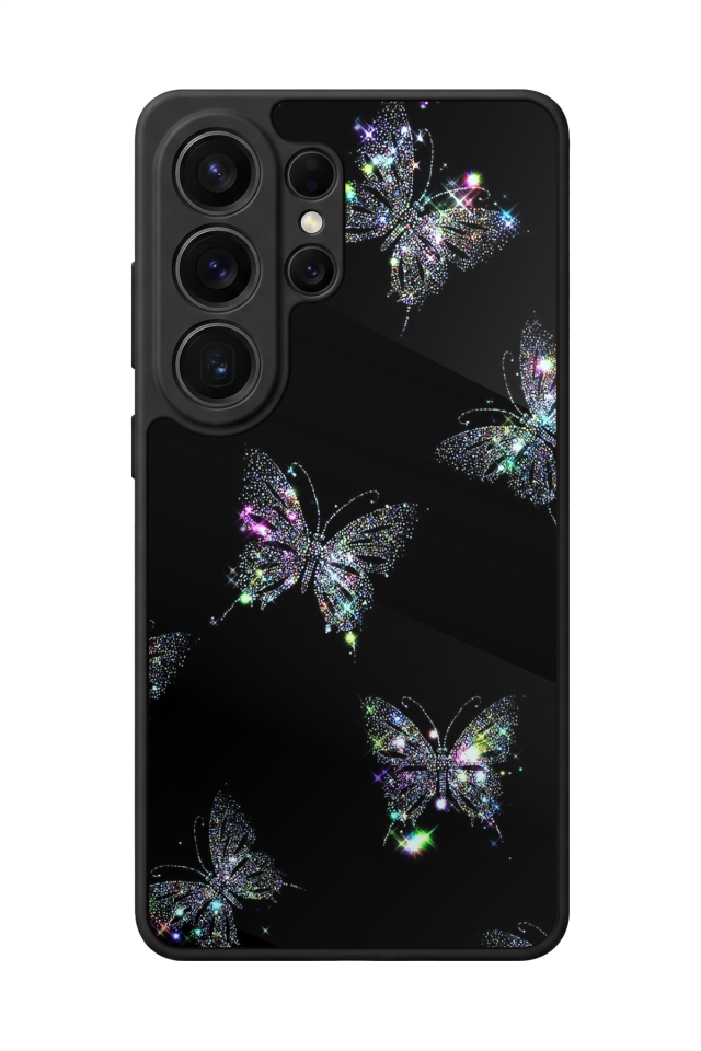 Samsung Galaxy S26 Ultra Uyumlu Kelebek Tasarımlı Glossy Premium Kılıf