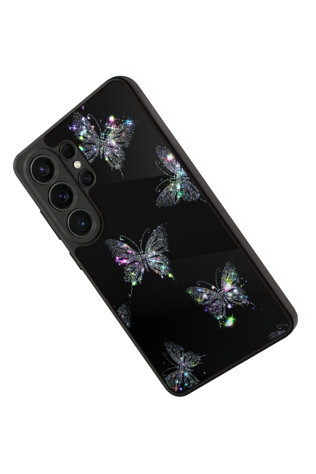 Samsung Galaxy S26 Ultra Uyumlu Kelebek Tasarımlı Glossy Premium Kılıf