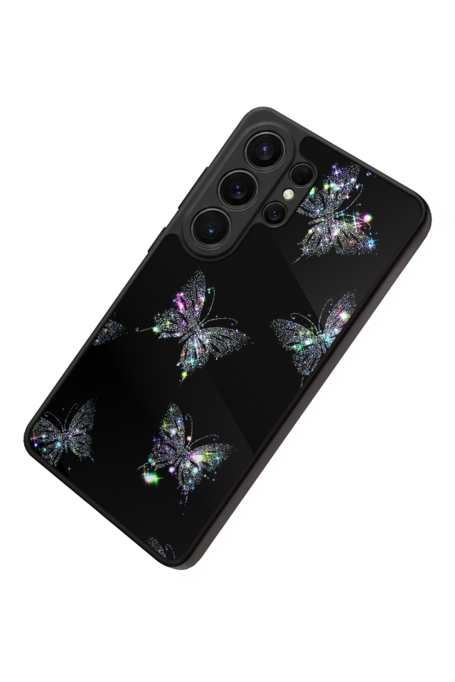 Samsung Galaxy S26 Ultra Uyumlu Kelebek Tasarımlı Glossy Premium Kılıf