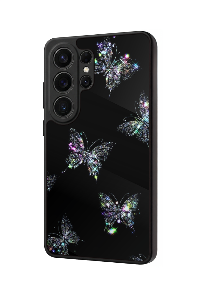Samsung Galaxy S26 Ultra Uyumlu Kelebek Tasarımlı Glossy Premium Kılıf