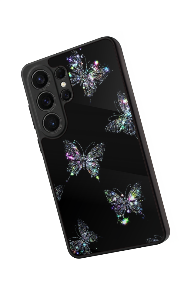 Samsung Galaxy S26 Ultra Uyumlu Kelebek Tasarımlı Glossy Premium Kılıf