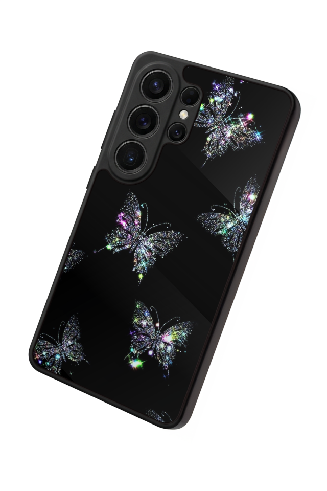 Samsung Galaxy S26 Ultra Uyumlu Kelebek Tasarımlı Glossy Premium Kılıf