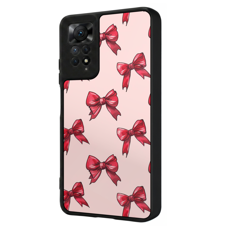 Xiaomi Redmi Note 11 Pro Uyumlu Kurdele Tasarımlı Glossy Premium Kılıf