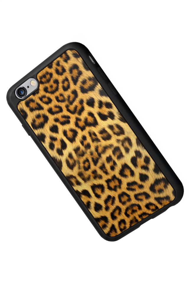 iPhone 6 Plus Uyumlu Leopar Tasarımlı Glossy Premium Kılıf