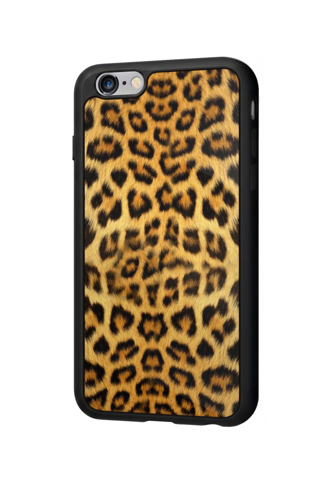 iPhone 6 Plus Uyumlu Leopar Tasarımlı Glossy Premium Kılıf