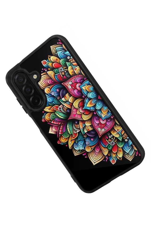 Samsung Galaxy A36 Uyumlu Mandala Tasarımlı Glossy Premium Kılıf