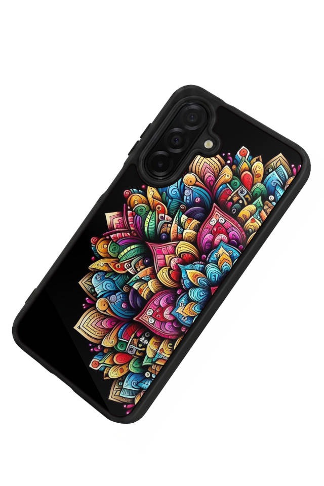 Samsung Galaxy A36 Uyumlu Mandala Tasarımlı Glossy Premium Kılıf