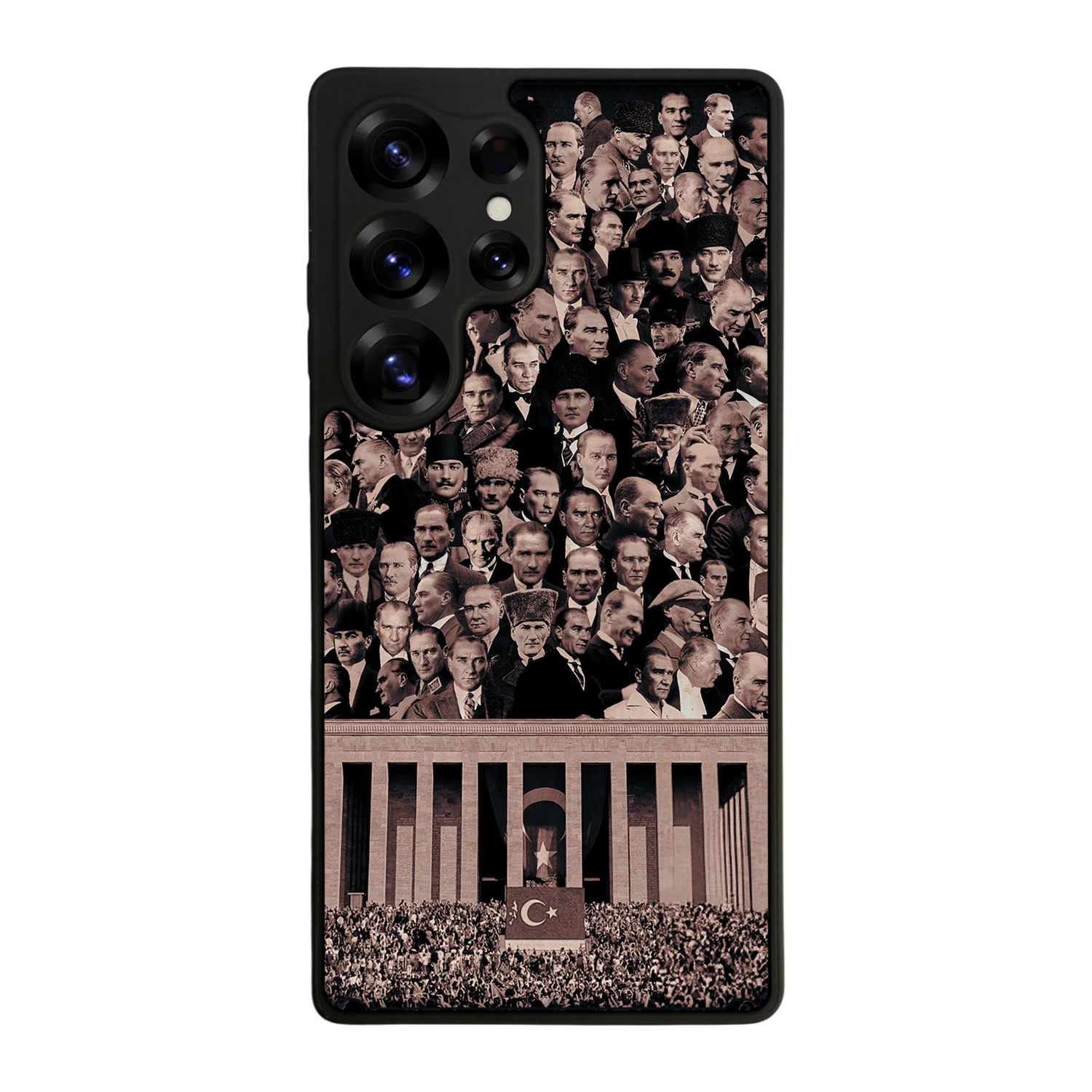 Samsung Galaxy S25 Ultra Uyumlu Mustafa Kemal Ataturk Tasarımlı Glossy Premium Kılıf