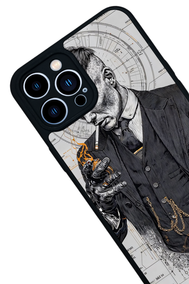 iPhone 12 Pro Max Uyumlu Peaky Blinders Tasarımlı Glossy Premium Kılıf
