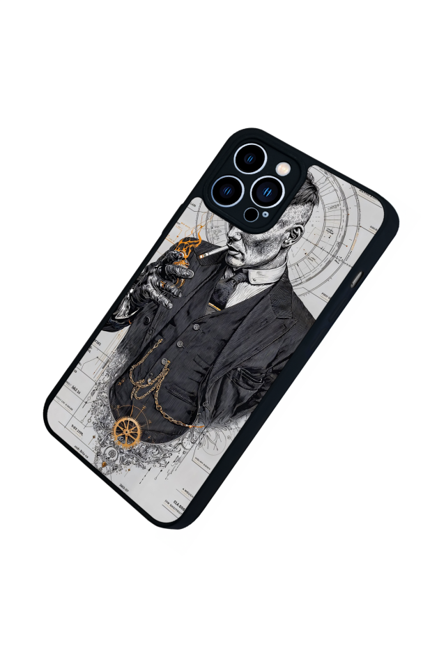 iPhone 12 Pro Max Uyumlu Peaky Blinders Tasarımlı Glossy Premium Kılıf