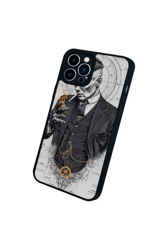 iPhone 12 Pro Max Uyumlu Peaky Blinders Tasarımlı Glossy Premium Kılıf