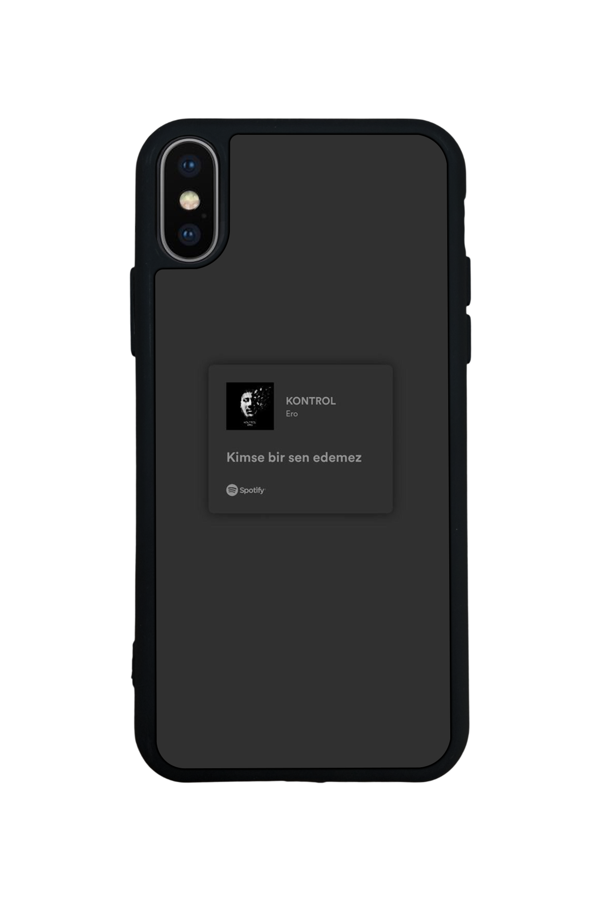 iPhone X/ XS Uyumlu Sarki Sozleri Tasarımlı Glossy Premium Kılıf