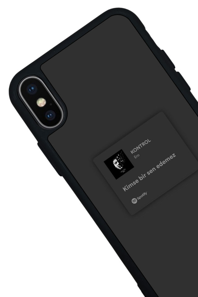 iPhone X/ XS Uyumlu Sarki Sozleri Tasarımlı Glossy Premium Kılıf