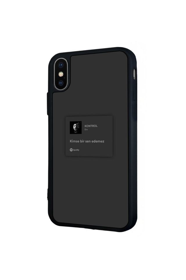 iPhone X/ XS Uyumlu Sarki Sozleri Tasarımlı Glossy Premium Kılıf