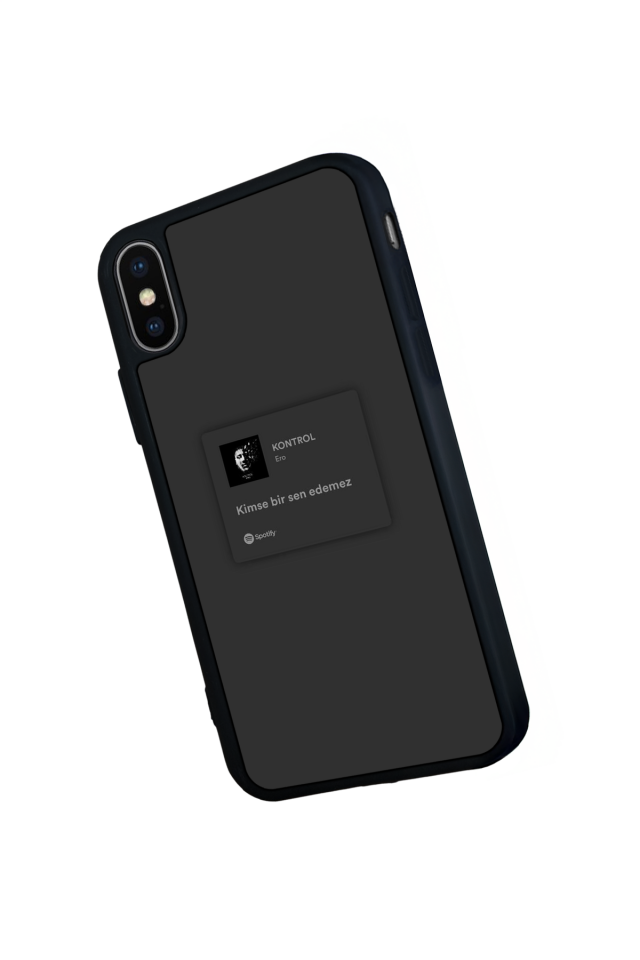 iPhone X/ XS Uyumlu Sarki Sozleri Tasarımlı Glossy Premium Kılıf