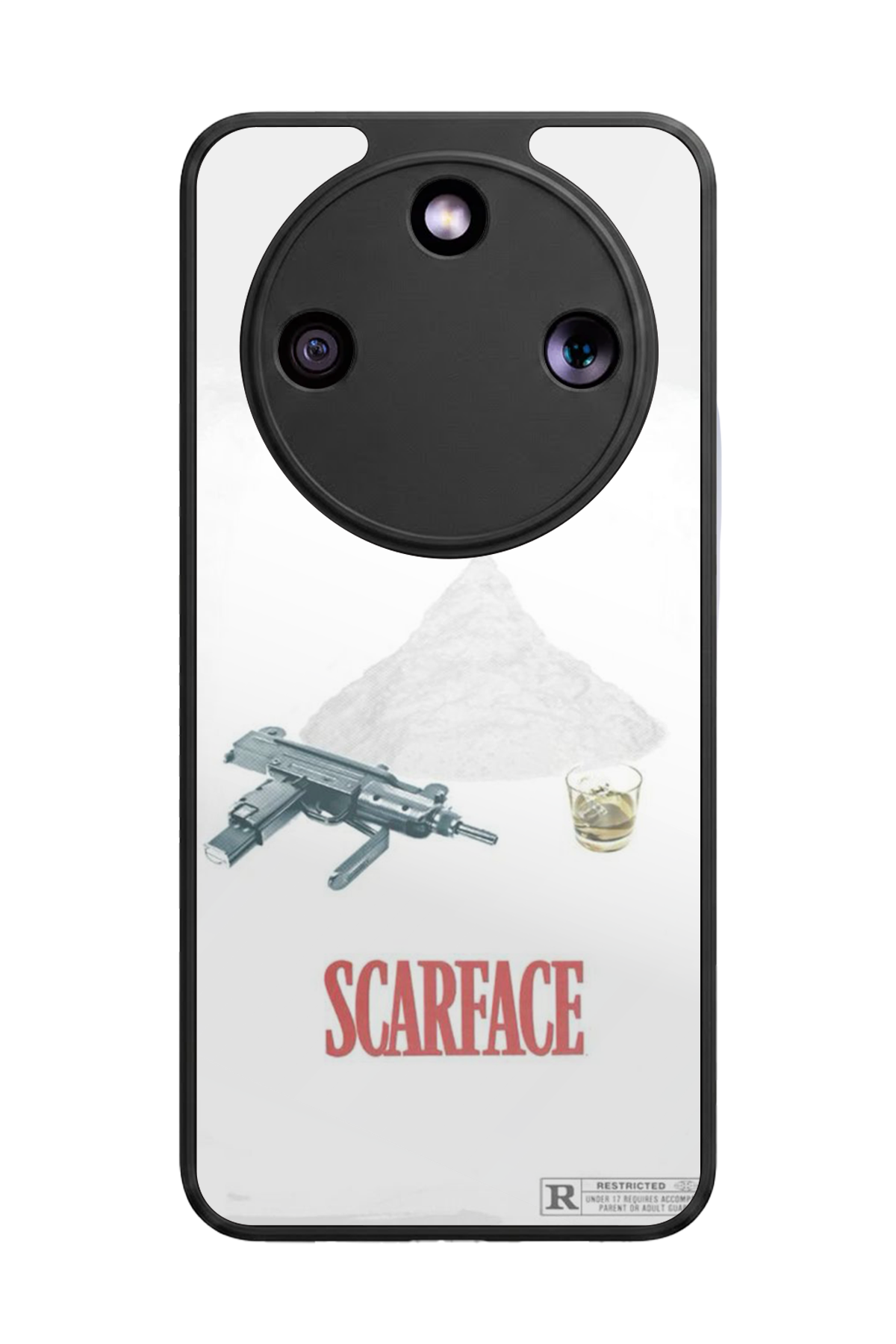 Honor Magic 8 Lite Uyumlu Scarface Tasarımlı Glossy Premium Kılıf