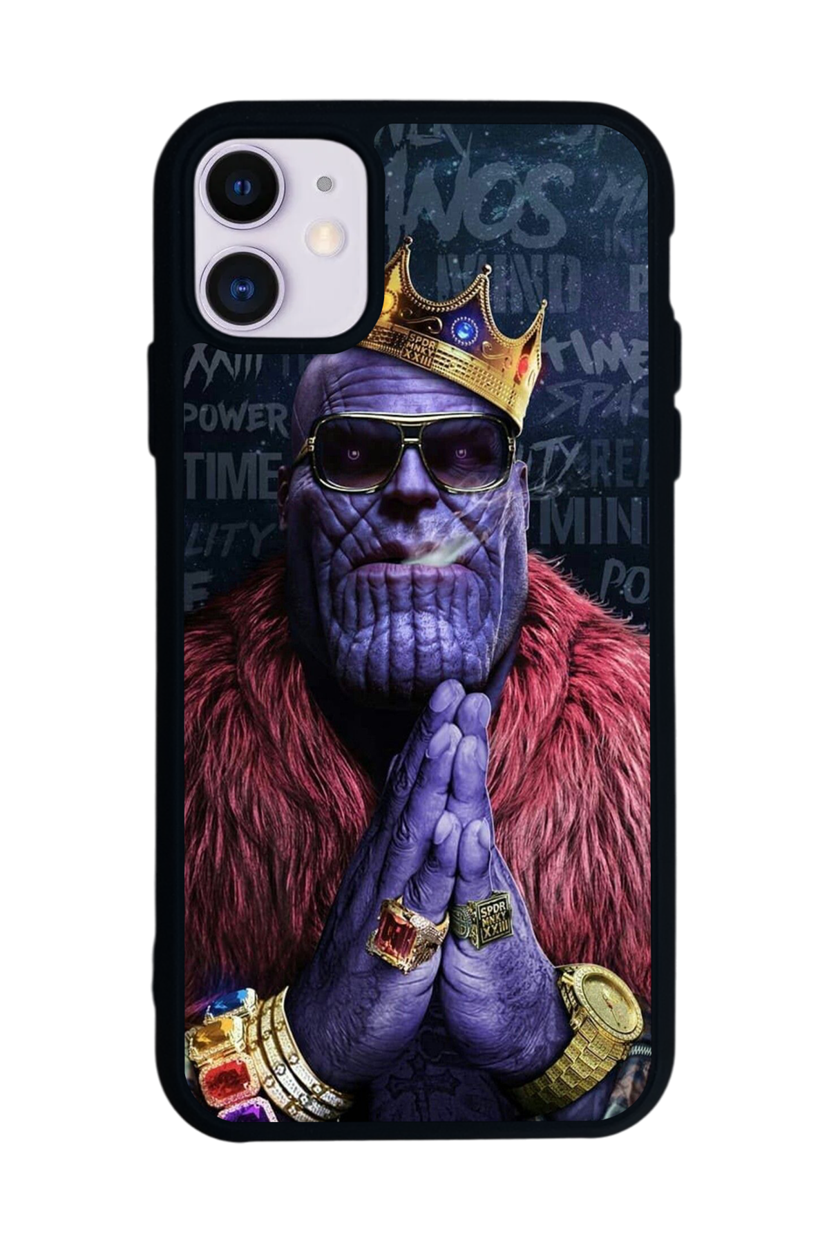 iPhone 11 Uyumlu Thanos Tasarımlı Glossy Premium Kılıf