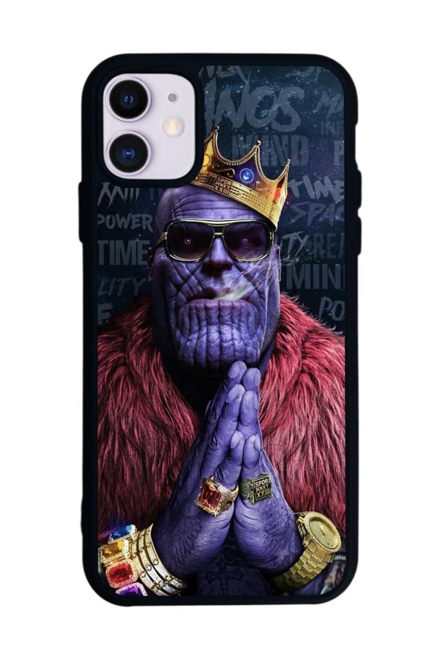 iPhone 11 Uyumlu Thanos Tasarımlı Glossy Premium Kılıf