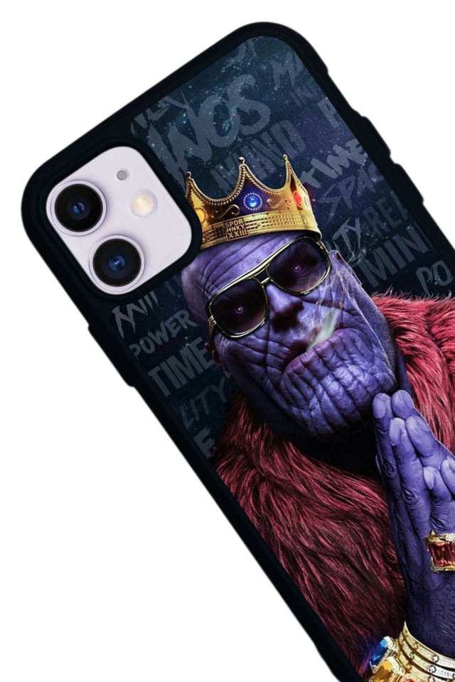 iPhone 11 Uyumlu Thanos Tasarımlı Glossy Premium Kılıf