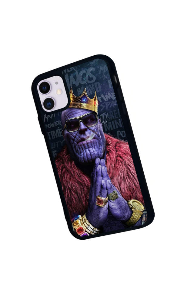 iPhone 11 Uyumlu Thanos Tasarımlı Glossy Premium Kılıf