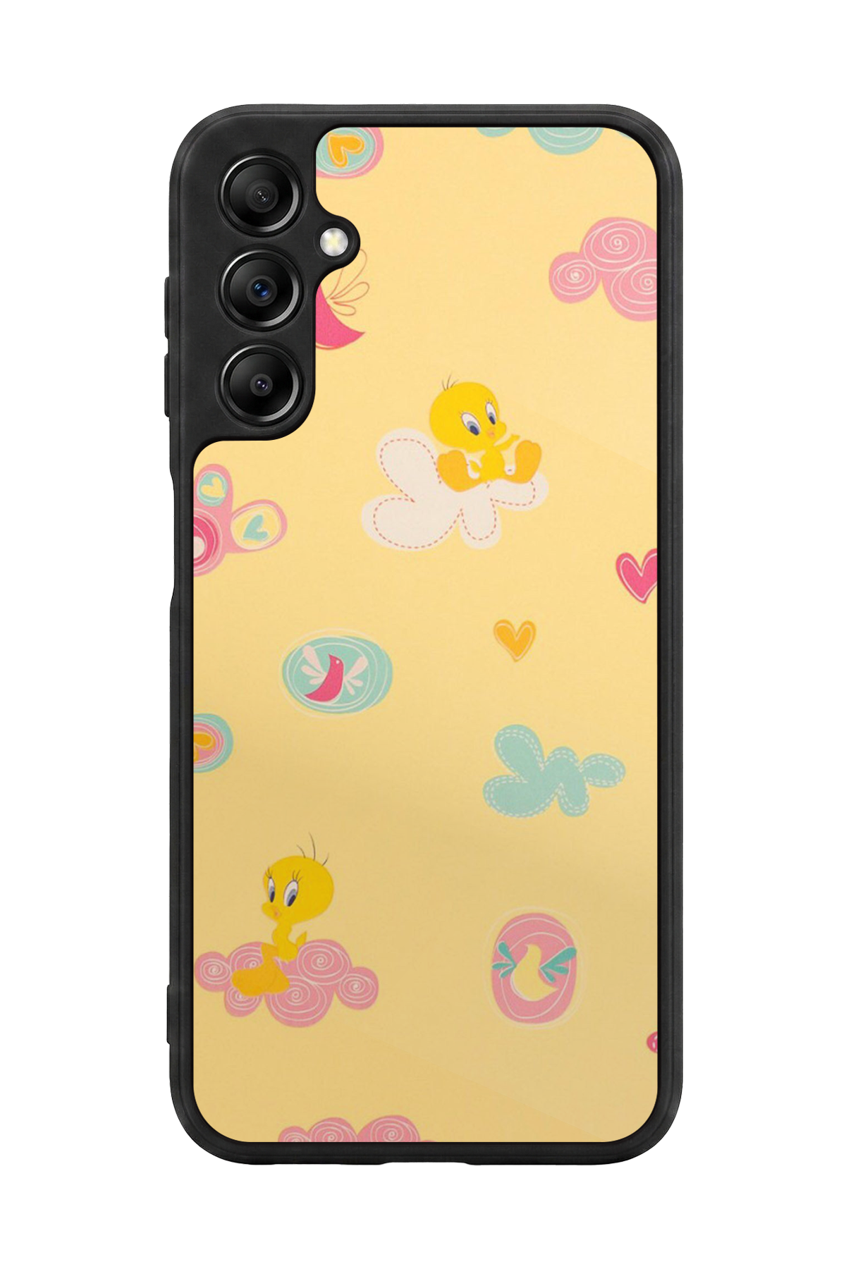 Samsung Galaxy A14 Uyumlu Tweety Tasarımlı Glossy Premium Kılıf
