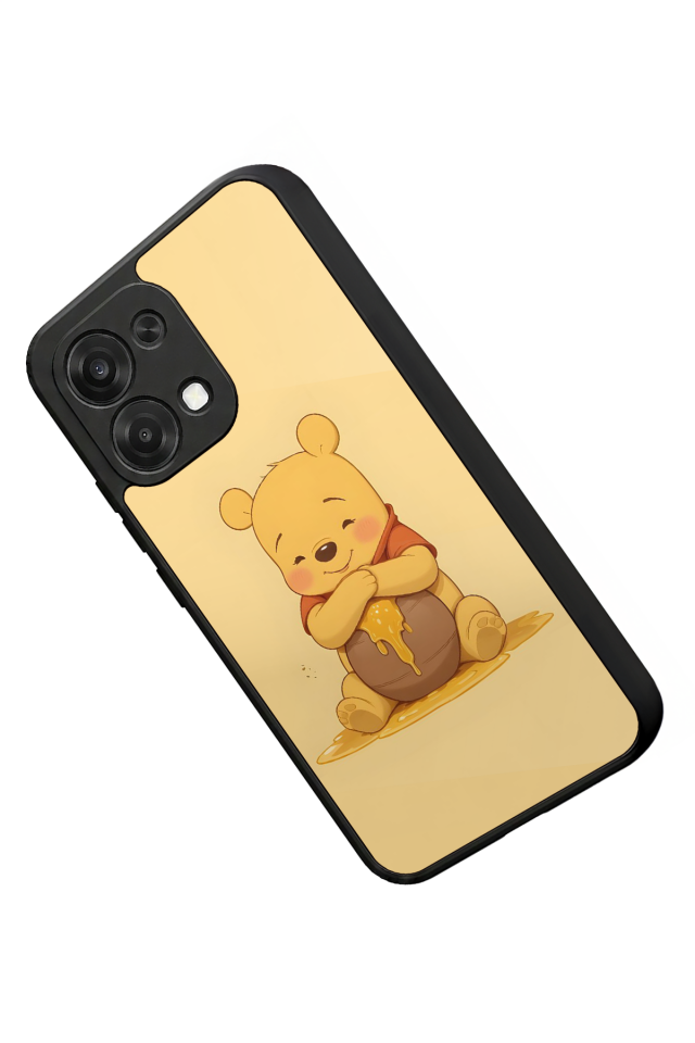 Oppo A6 Pro Uyumlu Winnie Tasarımlı Glossy Premium Kılıf