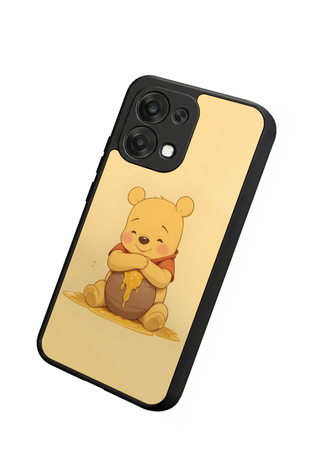 Oppo A6 Pro Uyumlu Winnie Tasarımlı Glossy Premium Kılıf