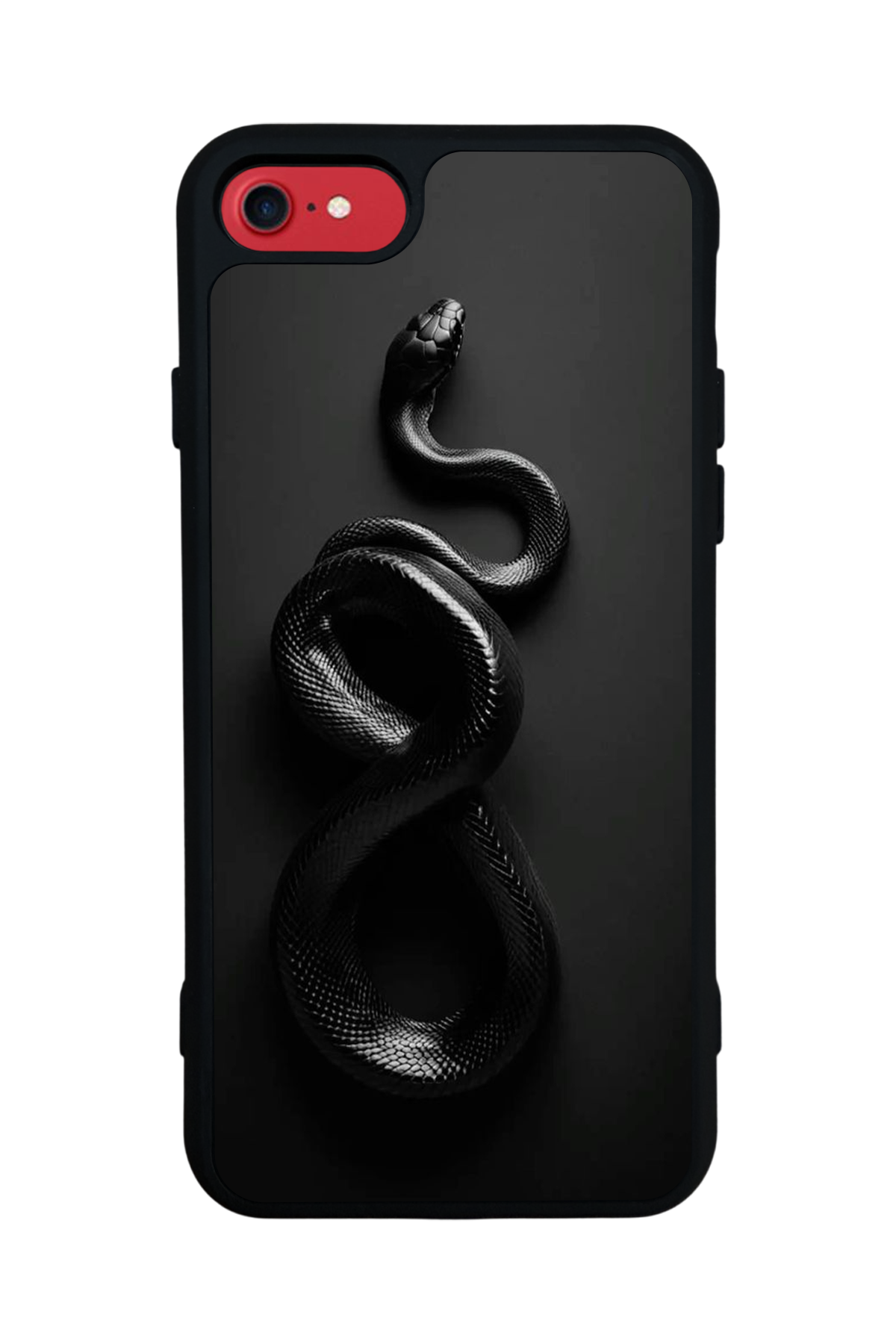 iPhone SE Uyumlu Yılan Tasarımlı Glossy Premium Kılıf