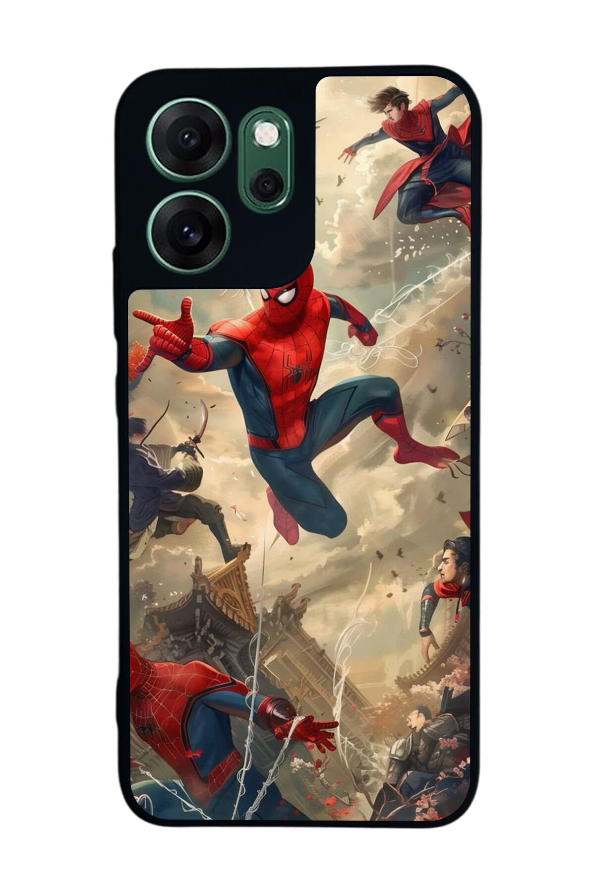 Oppo Reno 14F Uyumlu Spider Man ( Örümcek Adam ) Tasarımlı Glossy Premium Kılıf