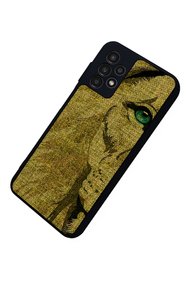 Samsung Galaxy A23 Uyumlu Aslan Tasarımlı Glossy Premium Kılıf