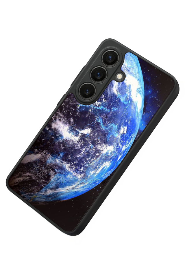 Samsung Galaxy S26 Uyumlu Ay Tasarımlı Glossy Premium Kılıf