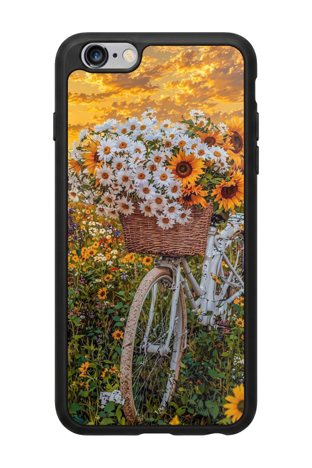 iPhone 6s Plus Uyumlu Cicek Tasarımlı Glossy Premium Kılıf