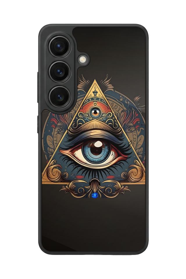 Samsung Galaxy S26 Uyumlu Göz Tasarımlı Glossy Premium Kılıf