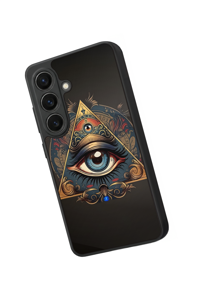 Samsung Galaxy S26 Uyumlu Göz Tasarımlı Glossy Premium Kılıf