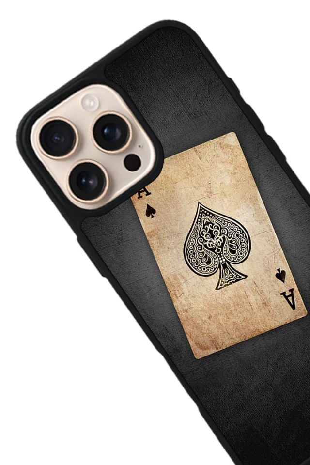 iPhone 15 Pro Max Uyumlu Kart Tasarımlı Glossy Premium Kılıf