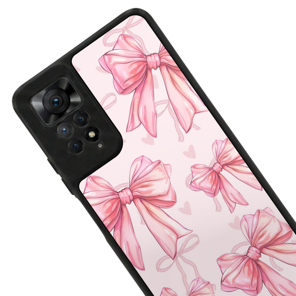 Xiaomi Redmi Note 11 Pro Uyumlu Kurdele Tasarımlı Glossy Premium Kılıf