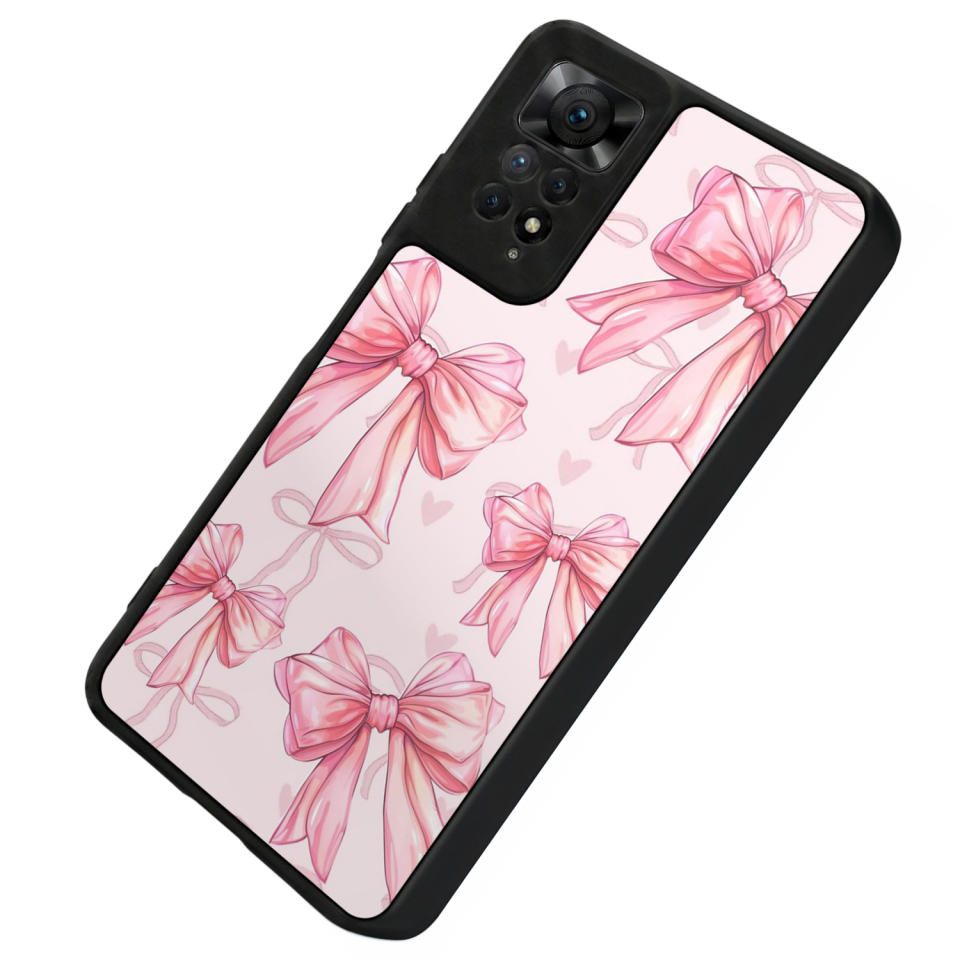 Xiaomi Redmi Note 11 Pro Uyumlu Kurdele Tasarımlı Glossy Premium Kılıf