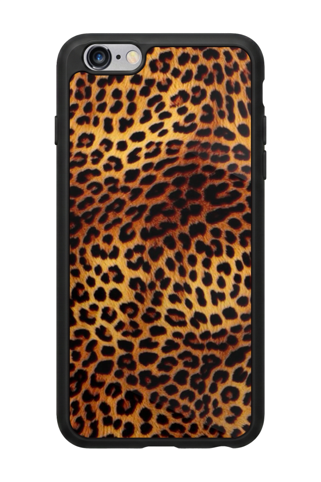 iPhone 6 Plus Uyumlu Leopar Tasarımlı Glossy Premium Kılıf